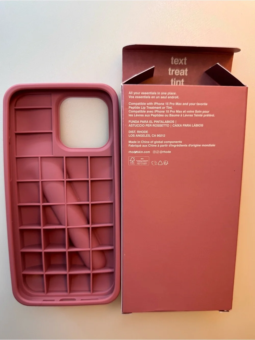 rhode iPhone case Salty tan  Limited edition (iPhone 15 Pro Max) Brand new